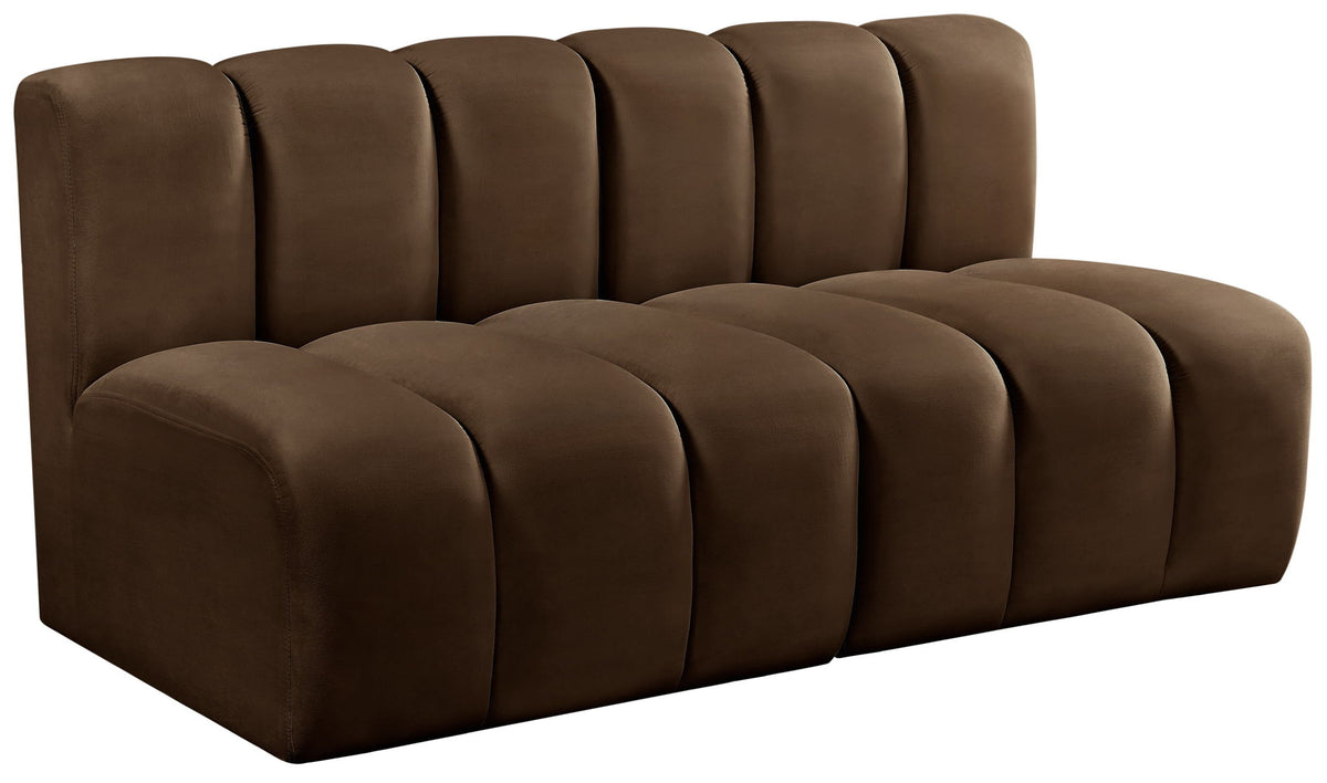 Arc - Velvet 2 Seats Modular Sofa
