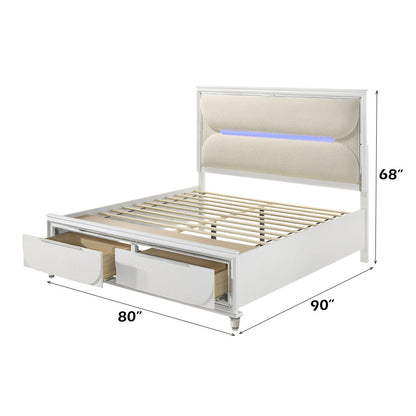 Tarian - Bed With LED & Storage