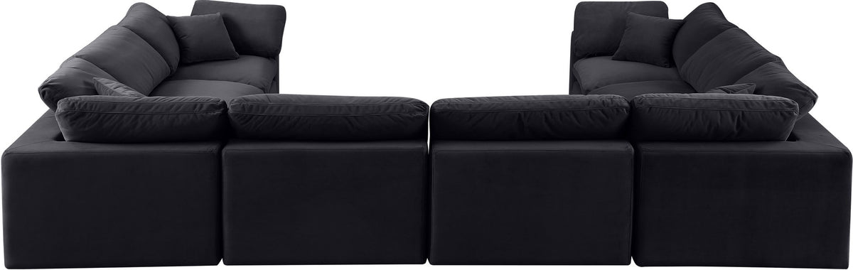 Comfy - 8 Piece Velvet Modular Sectional