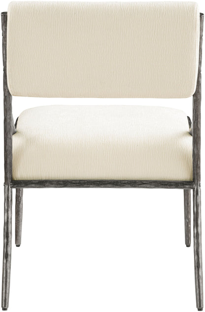 Bastille - Upholstered Dining Side Chair (Set of 2) - Silver Frame