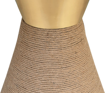 Baleen - Genuine Marble And Jute Dining Table