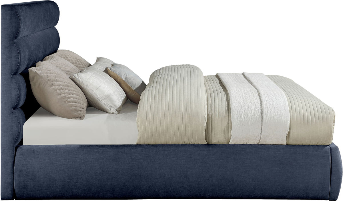 Adam - Chenille Fabric Bed With 52" Headboard