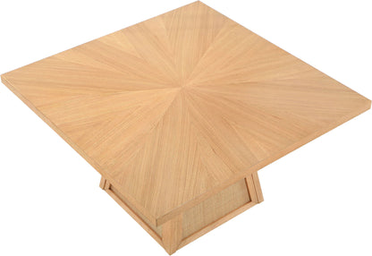 Fenwick - Cane Oak Veneer And Solid Wood Dining Table