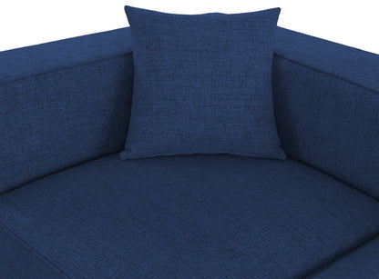 Cube - Linen 5 Piece Modular Sectional With Chaise