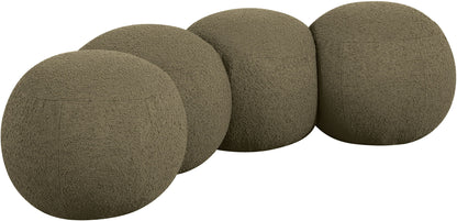 Apollo - Boucle Fabric Bench