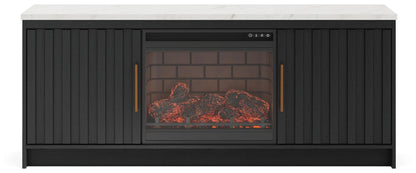 Cadmori - TV Stand With Fireplace Option
