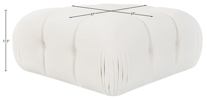Orin - Velvet Performance Fabric Upholstered Modular Ottoman