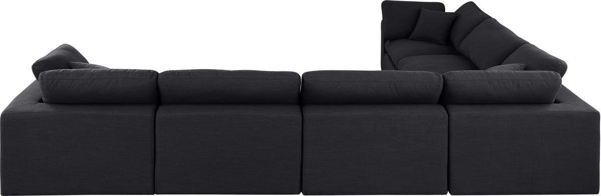 Comfy - 6 Piece Linen Modular Corner Sectional