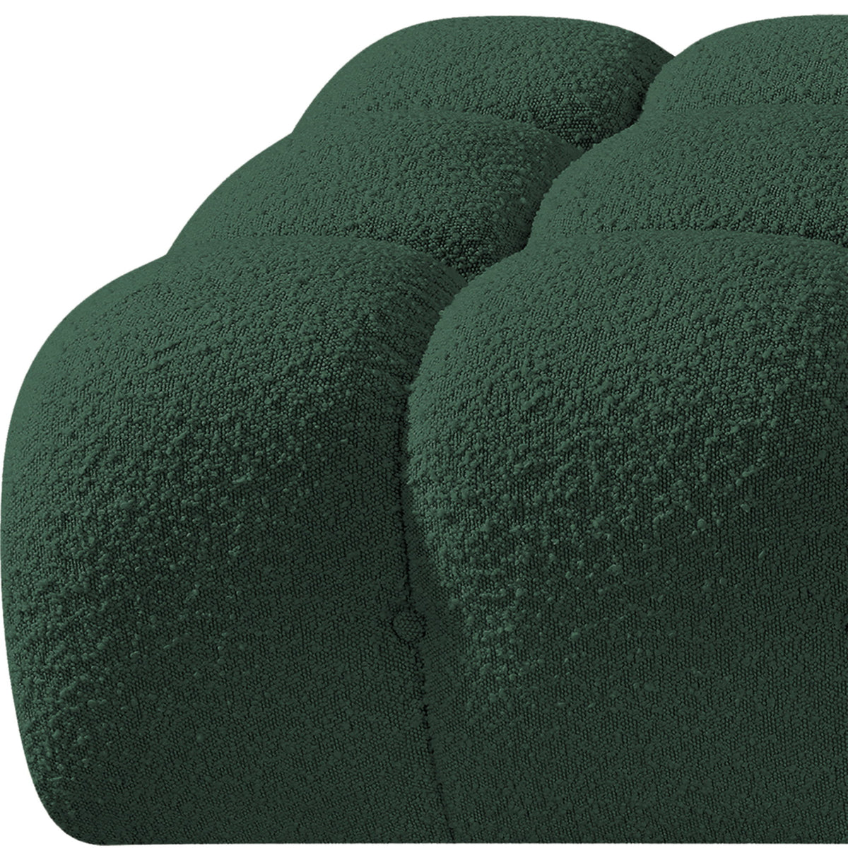 Ames - 3 Piece Boucle Modular Sofa With 1 Backless Seat