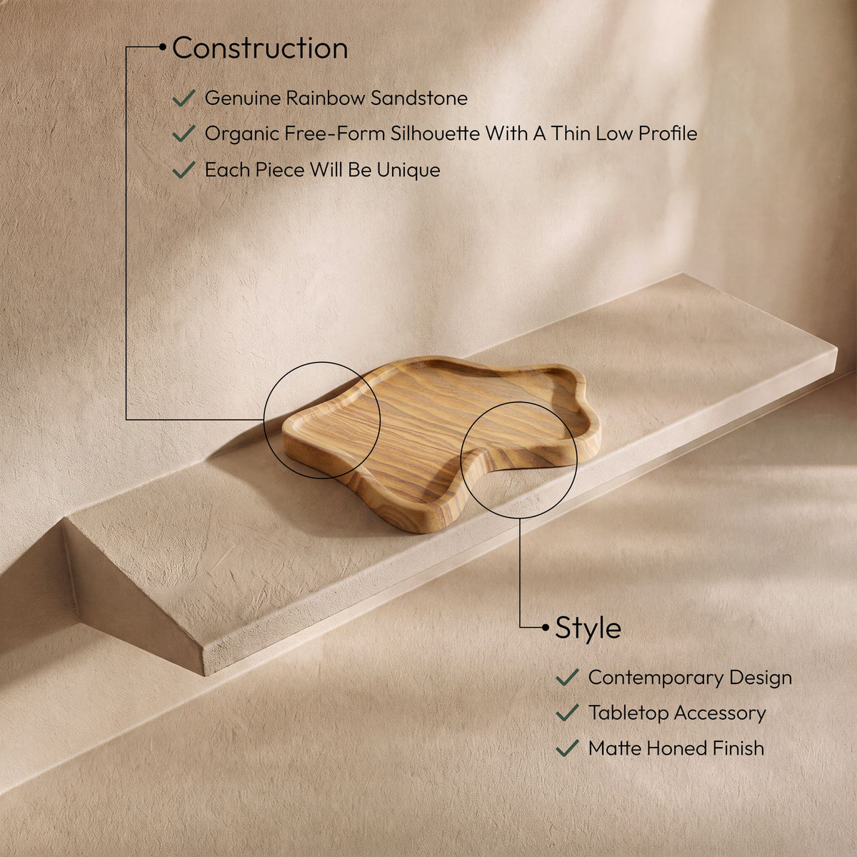 Alvar - Genuine Marble Tray