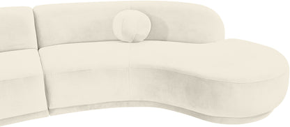 Avra - 192" Velvet Performance Fabric Upholstered Sectional