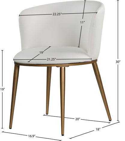 Skylar - Dining Chair with Gold Legs (Set of 2)