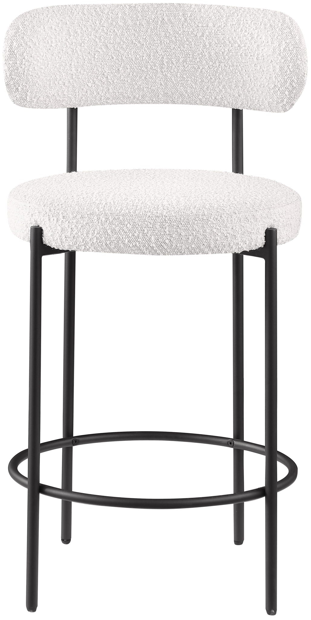 Beacon - Boucle Fabric Stool (Set of 2)