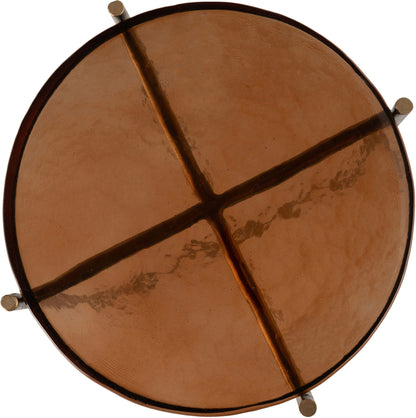Vetra - Iron Base Bunching End Table - Brass