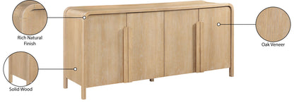 Harmony - Oak Veneer And Solid Wood Sideboard/Buffet