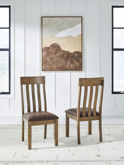 Urbinforte - Dining Upholstered Side Chair (Set of 2) - Light Brown