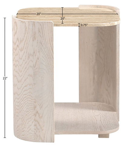 Calabria - Marble And Oak Wood Table