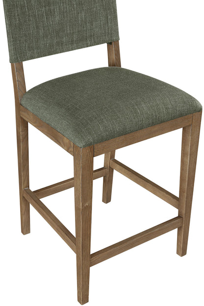 Avon - Linen Textured Performance Fabric Counter Stool