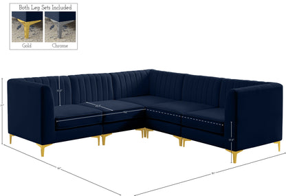 Alina - 5 Piece Modular Corner Sectional