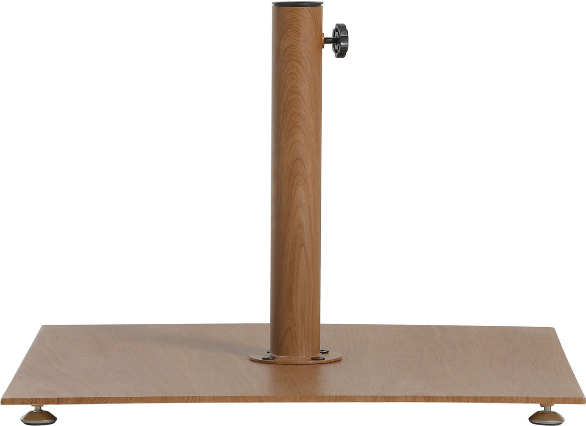 Amalfi - Aluminum Patio Umbrella - Light Brown Base / White Pole