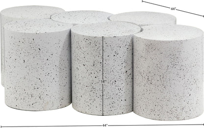Dimple - 6 Piece Modular Coffee Table - Terazzo Finish