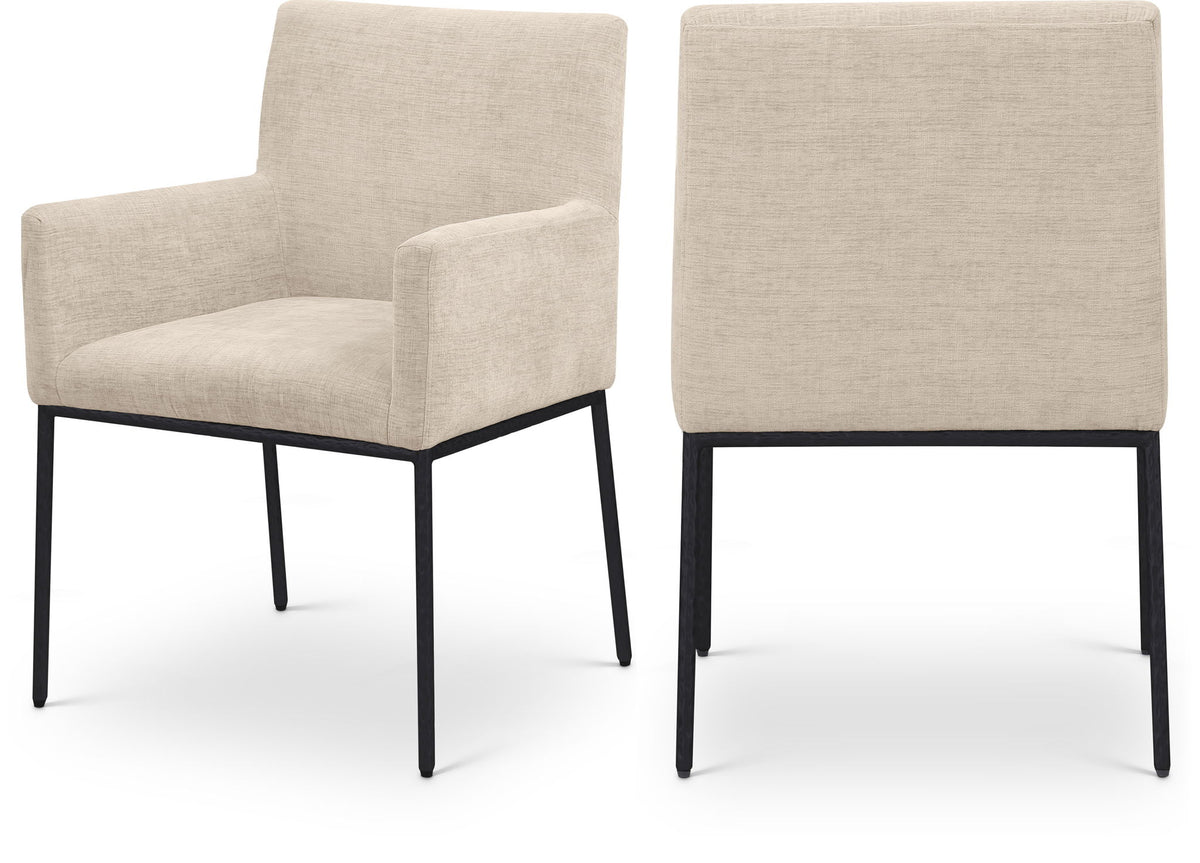 Reeves - Dining Chair With Black Legs (Set of 2)