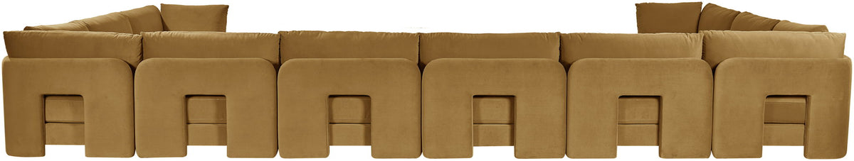 Hammond - Velvet Performance Fabric Upholstered 10 Piece Sectional