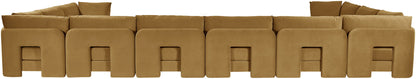 Hammond - Velvet Performance Fabric Upholstered 10 Piece Sectional