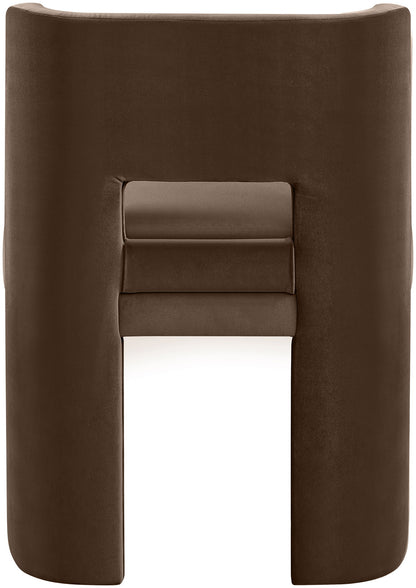 Zuno - Velvet Performance Fabric Upholstered Dining Chair (Set of 2)