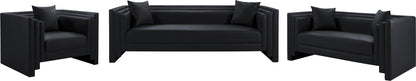 Everett - Vegan Leather Upholstered Loveseat