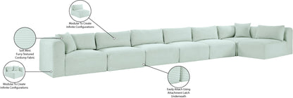 Shaggy - 7 Piece Modular Sectional
