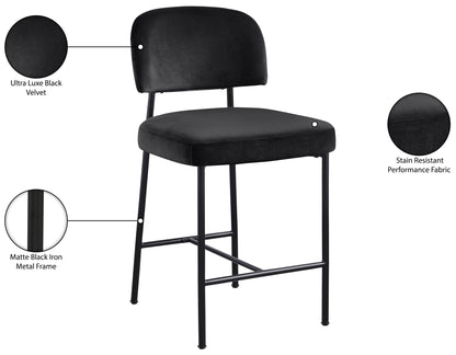 Zarelle - Performance Fabric Upholstered Counter Stool (Set of 2)
