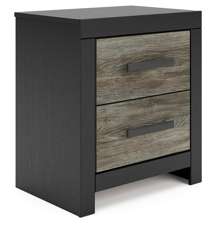 Broachmyn - 3 Pc. - Dresser And 2 Nightstands - Black / Gray