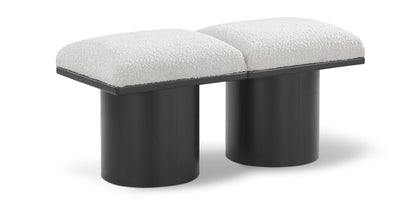 Pavilion - 2 Piece Modular Bench With Black Base