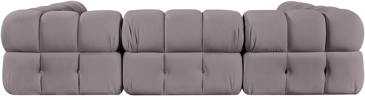 Orin - Velvet 6 Piece Modular Sectional