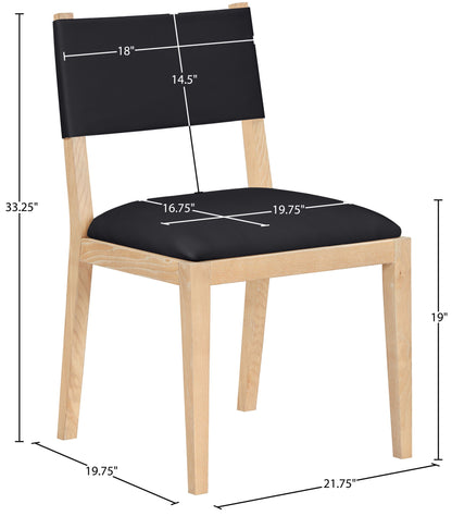 Avon - Vegan Leather Dining Side Chair (Set of 2)
