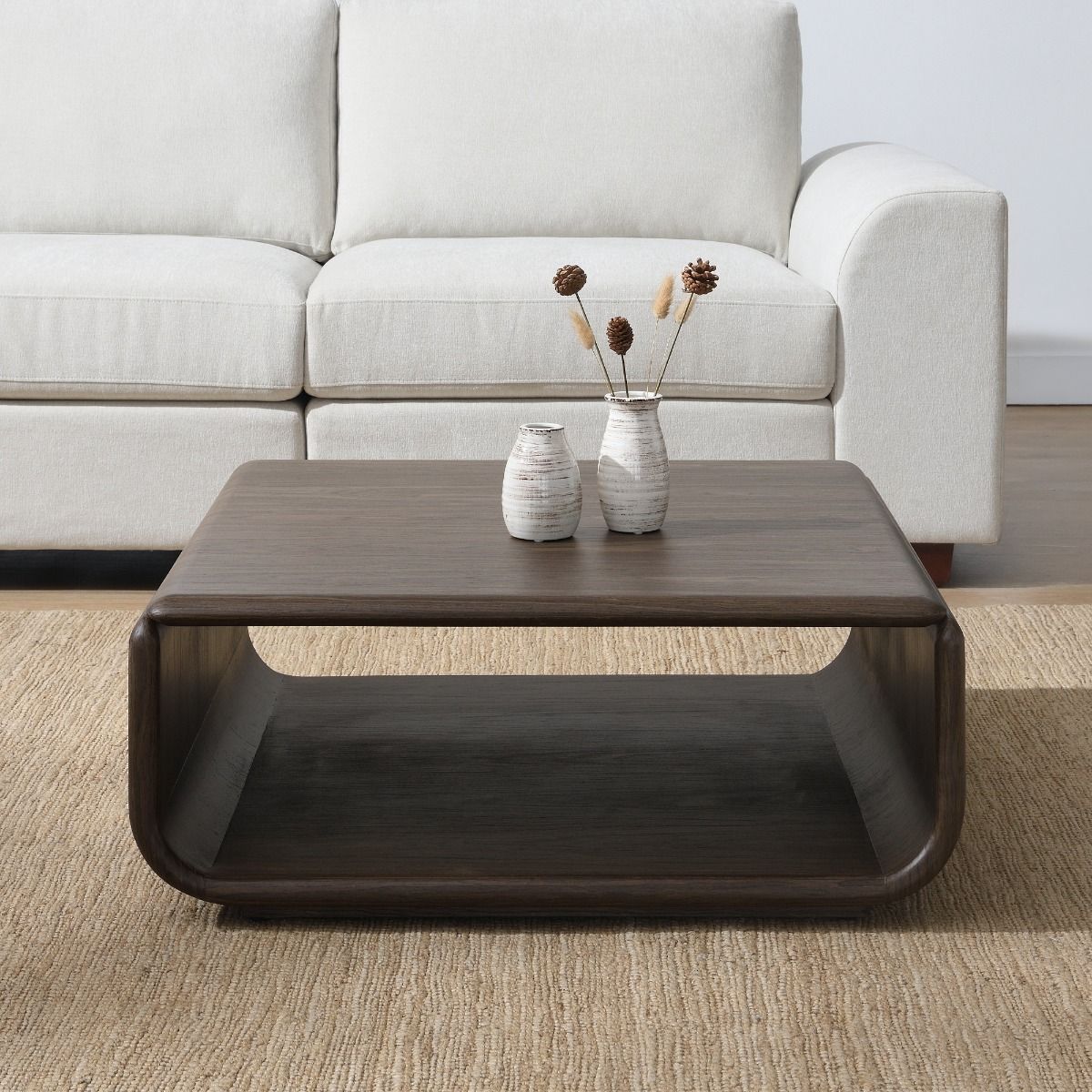 Lanza - Coffee Table - Dark Walnut