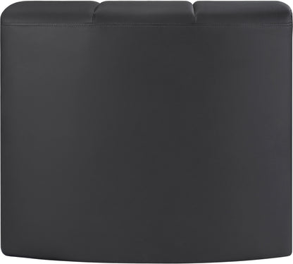 Arc - Faux Leather Curved Corner Chair