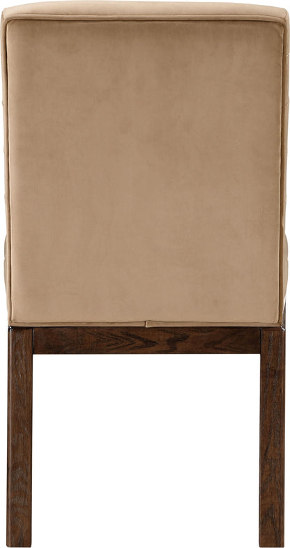 Evelyn - Dining Chair With Brown Legs