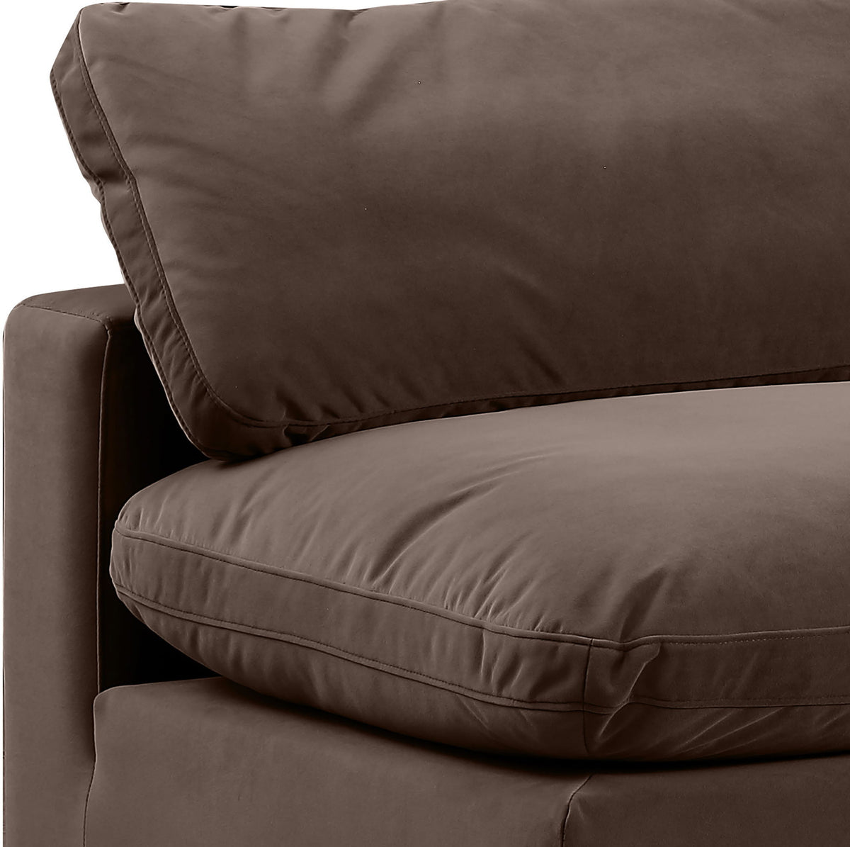 Comfy - 7 Piece Velvet Modular Corner Sectional