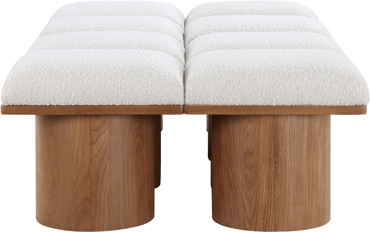 Pavilion - 8 Piece Modular Bench With Brown Base