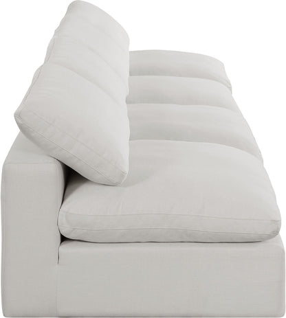 Comfy - Linen Modular Armless Sofa 4 Seats