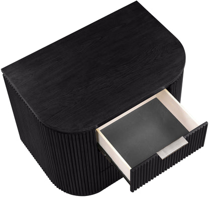 Astrid - Solid Wood And Oak Veneer Nightstand