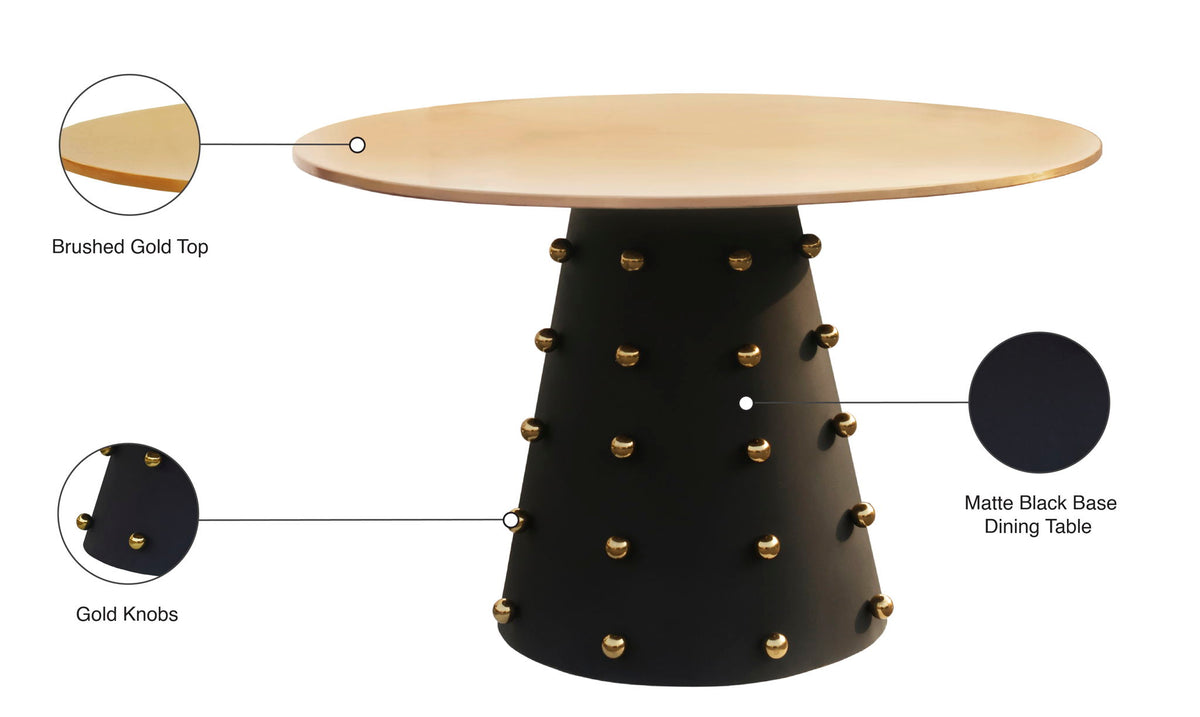 Raven - Dining Table - Black
