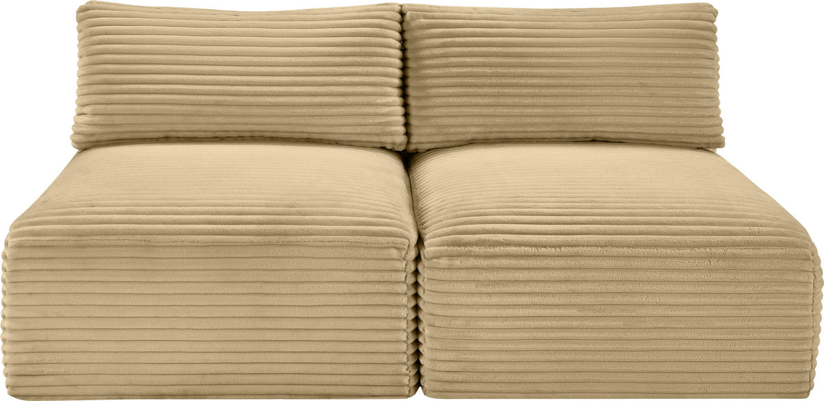 Shaggy - 2 Seat Modular Armless Sofa