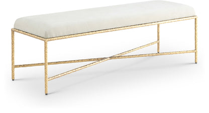 Valley - Bench With Gold Frame