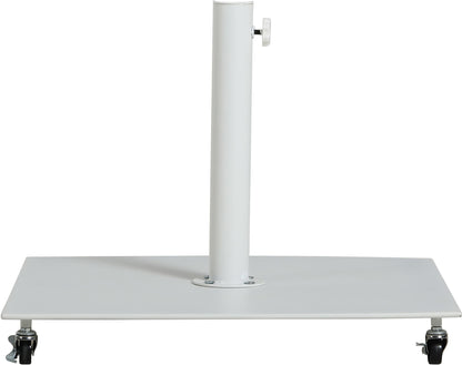 Amalfi - Aluminum Patio Umbrella - White Base / White Pole