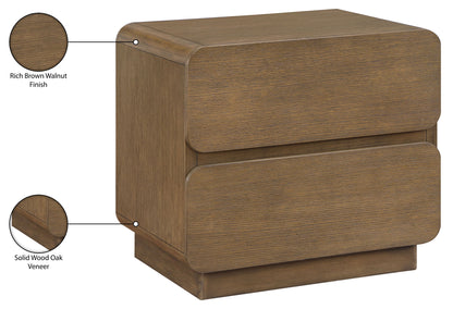Adagio - Solid Wood And Oak Veneer Nightstand