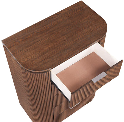 Astrid - Solid Wood And Oak Veneer Chest