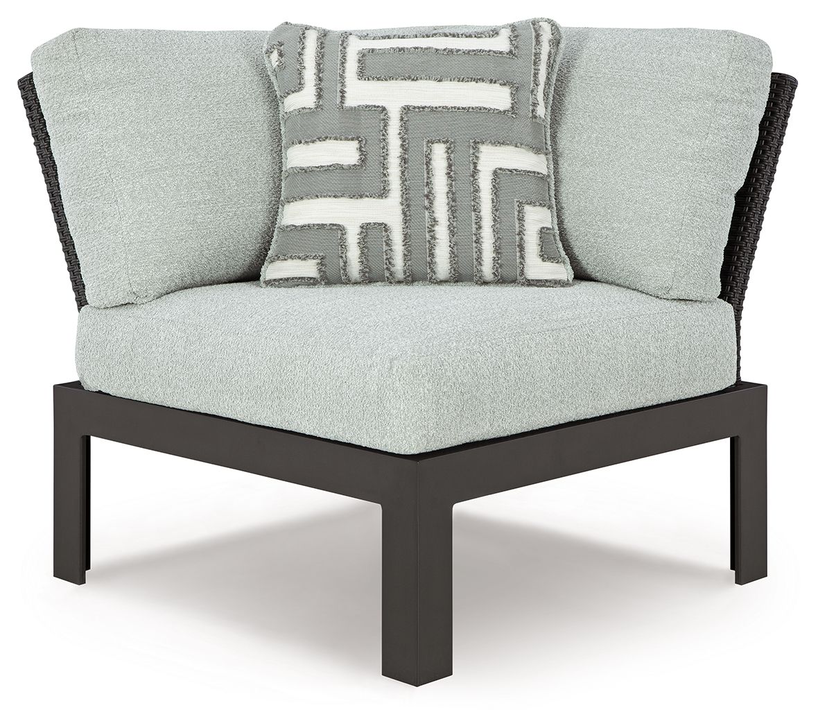 Beachloft - 5-Piece Outdoor Sectional - Black / Gray
